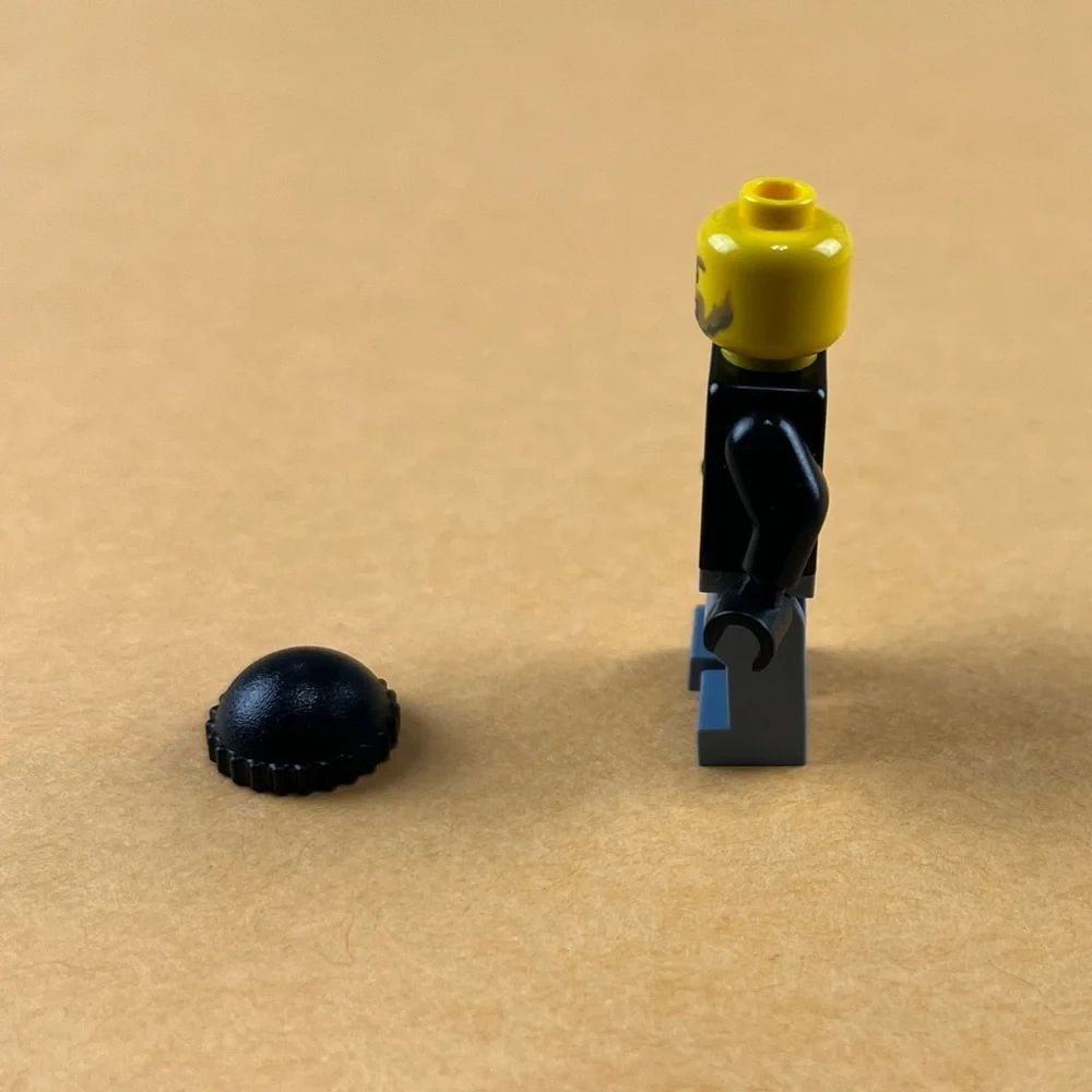 LEGO City Police Prisoner Minifigure Bandit Burglar Beanie 2”